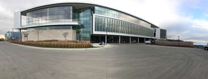 Northwestern's 2-year-old, $260 million football facility has beautiful views of Lake Michigan